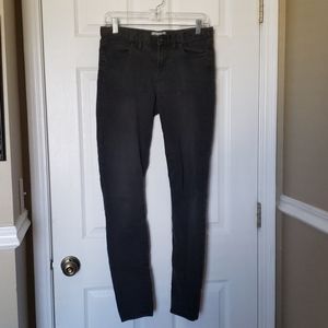 Madewell black ash mid rise skinny jeans 29